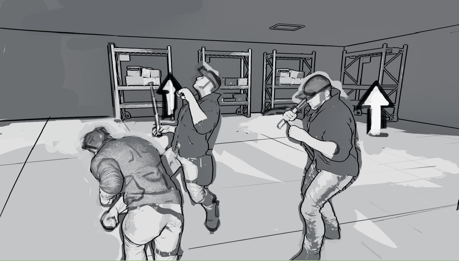 Brutal combat pillar